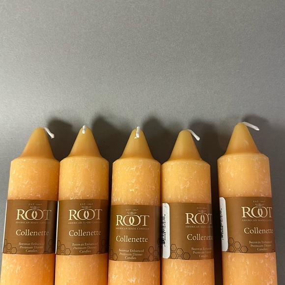 Root Collenette Five Mandarine 5” Candles NWT - Picture 3 of 5